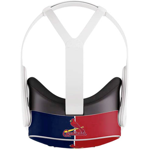 MLB St. Louis Cardinals Split Meta Quest 3S Skin