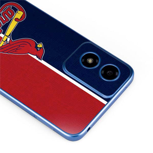 MLB St. Louis Cardinals Split Moto G Play 4G (2024) Skin
