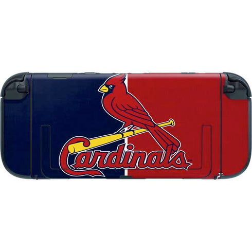 MLB St. Louis Cardinals Split Nintendo Switch 2 (2025) with Joy-Con Skin