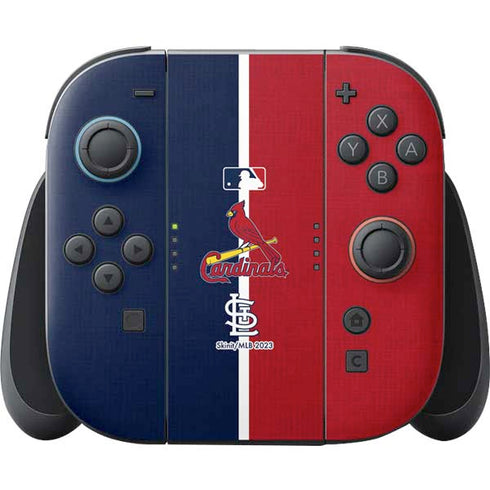 MLB St. Louis Cardinals Split Nintendo Skins