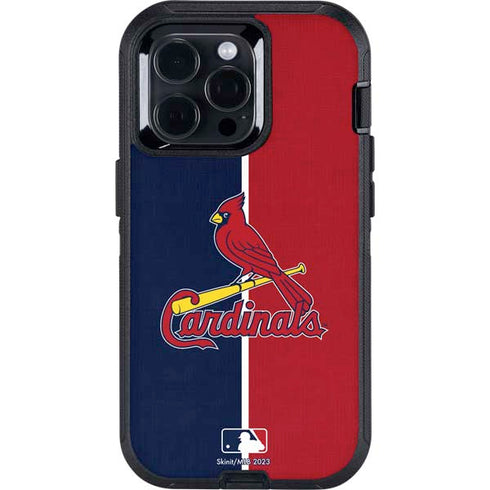 MLB St. Louis Cardinals Split Otterbox Defender iPhone Skin