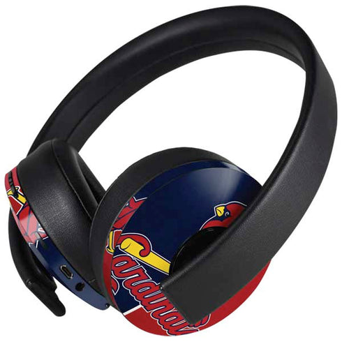 MLB St. Louis Cardinals Split PlayStation 4 Gold Wireless Headset Skin