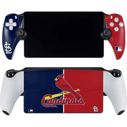 MLB St. Louis Cardinals Split PlayStation Portal Remote Player Skin