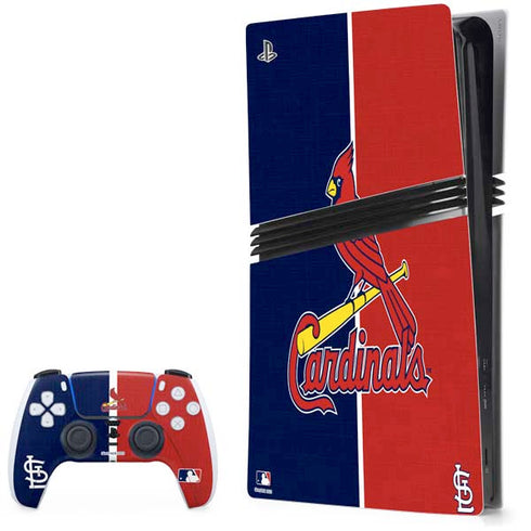 MLB St. Louis Cardinals Split PlayStation PS5 Skins