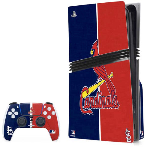 MLB St. Louis Cardinals Split PlayStation PS5 Skins