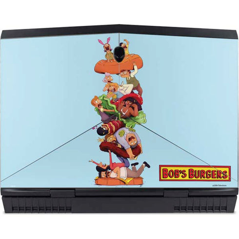 Bobs Burgers Stacked Dell Alienware Skin