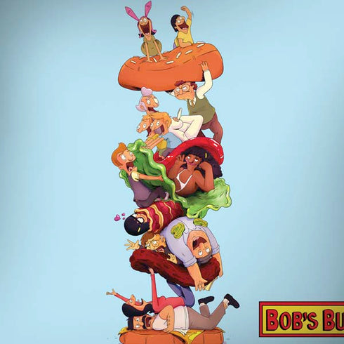 Bobs Burgers Stacked Dell Alienware Skin