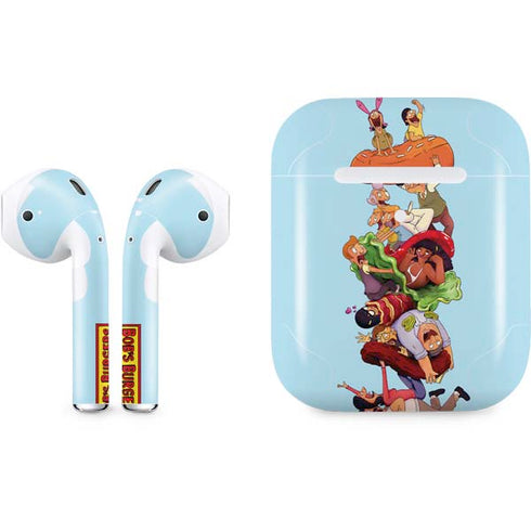 Bobs Burgers Stacked Apple AirPods 2 Skin