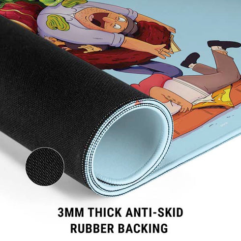 Bobs Burgers Stacked Gaming Mouse Pad