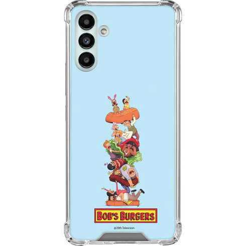 Bobs Burgers Stacked Galaxy A13 5G Clear Case