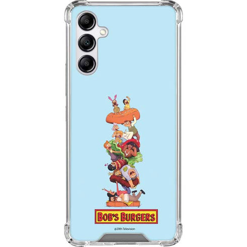 Bobs Burgers Stacked Galaxy A14 5G Clear Case