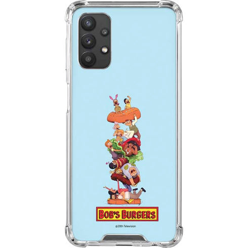 Bobs Burgers Stacked Galaxy A32 5G Clear Case