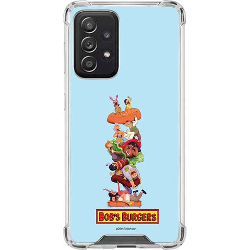 Bobs Burgers Stacked Galaxy A52 5G Clear Case
