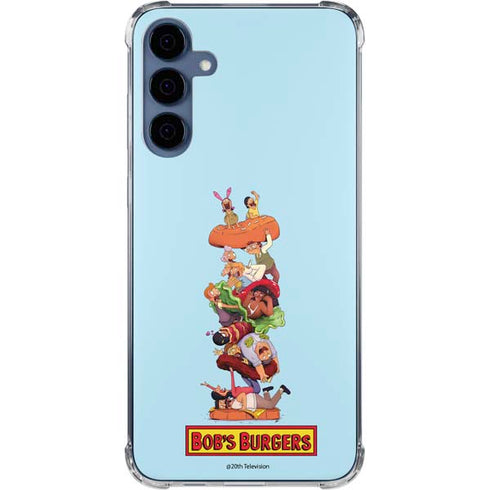 Bobs Burgers Stacked Galaxy A55 5G Clear Case