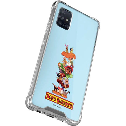 Bobs Burgers Stacked Galaxy A71 5G Clear Case
