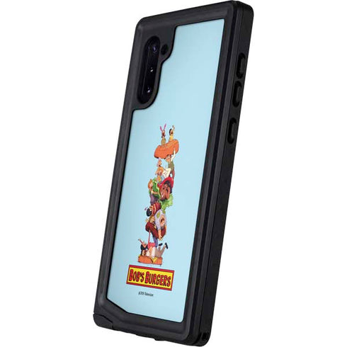 Bobs Burgers Stacked Galaxy Note 10 Waterproof Case