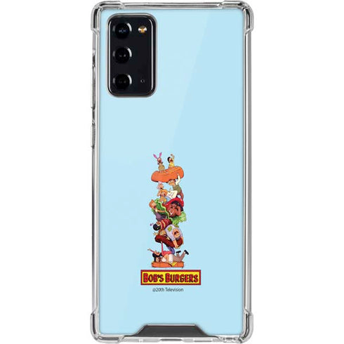 Bobs Burgers Stacked Galaxy Note20 5G Clear Case