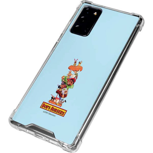 Bobs Burgers Stacked Galaxy Note20 5G Clear Case