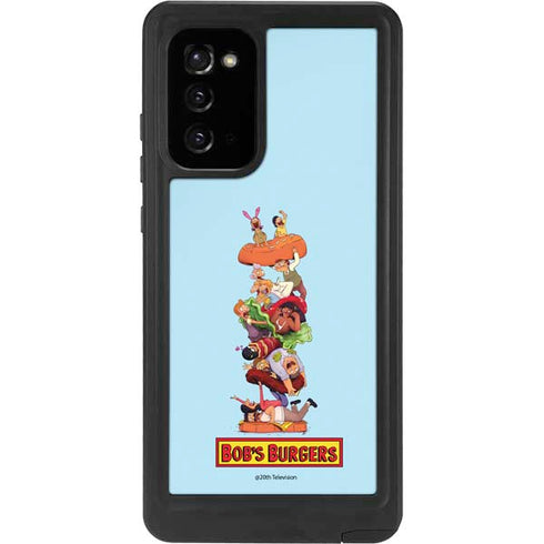 Bobs Burgers Stacked Galaxy Note20 5G Waterproof Case