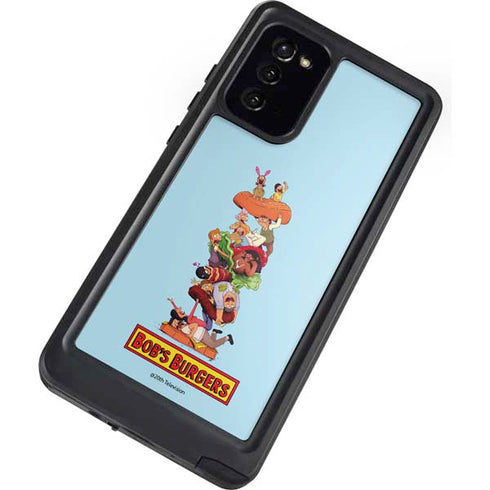 Bobs Burgers Stacked Galaxy Note20 5G Waterproof Case