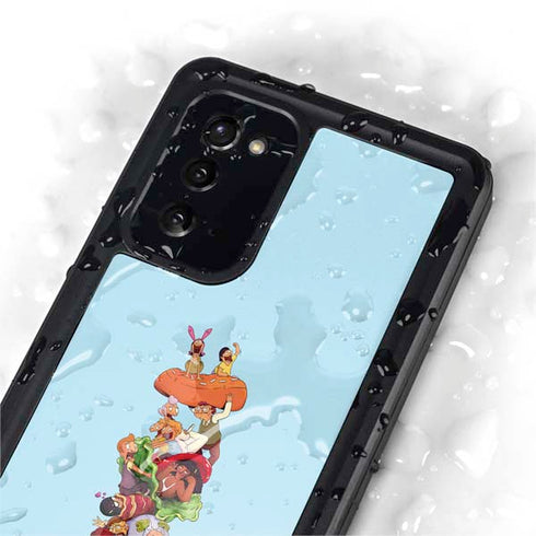 Bobs Burgers Stacked Galaxy Note20 5G Waterproof Case