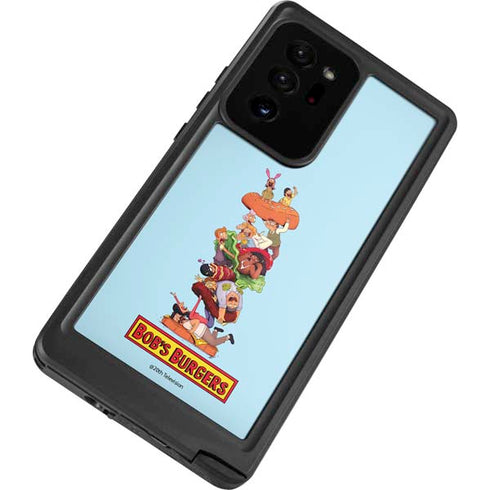 Bobs Burgers Stacked Galaxy Note20 Ultra 5G Waterproof Case