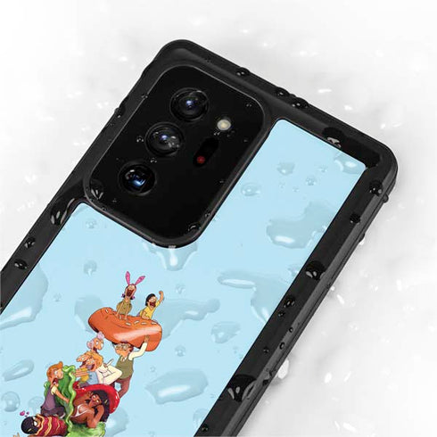 Bobs Burgers Stacked Galaxy Note20 Ultra 5G Waterproof Case