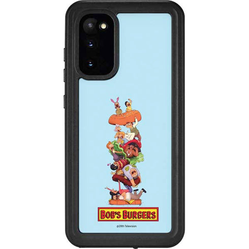 Bobs Burgers Stacked Galaxy S20 Waterproof Case