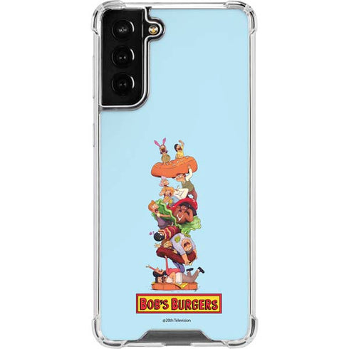 Bobs Burgers Stacked Galaxy S21 FE Clear Case