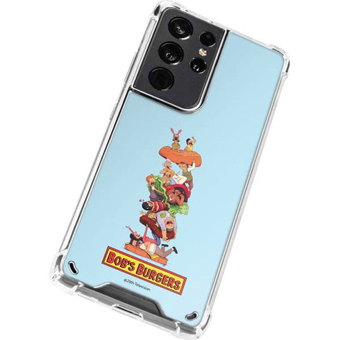 Bobs Burgers Stacked Galaxy S21 Ultra 5G Clear Case
