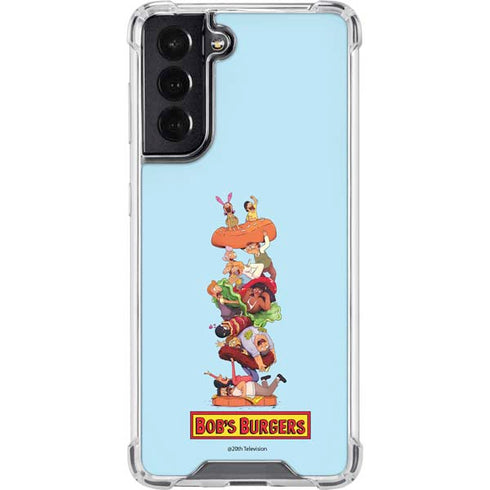 Bobs Burgers Stacked Galaxy S22 Clear Case