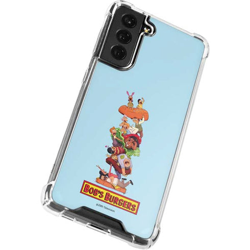 Bobs Burgers Stacked Galaxy S22 Plus Clear Case
