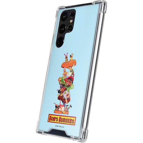 Bobs Burgers Stacked Galaxy S23 Ultra Clear Case