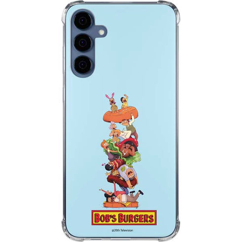 Bobs Burgers Stacked Galaxy S24 Clear Case