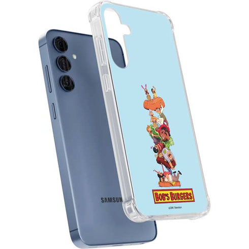 Bobs Burgers Stacked Galaxy S24 Clear Case