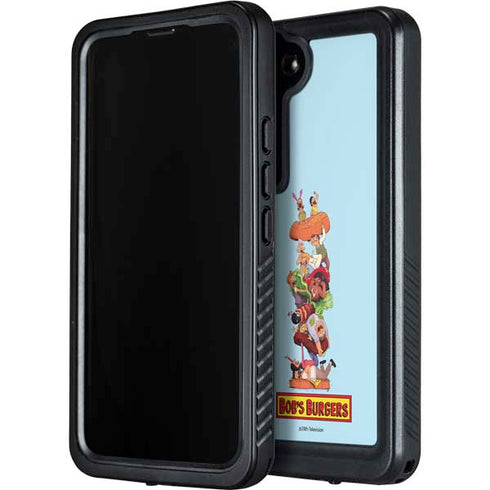 Bobs Burgers Stacked Galaxy S24 Plus Waterproof Case