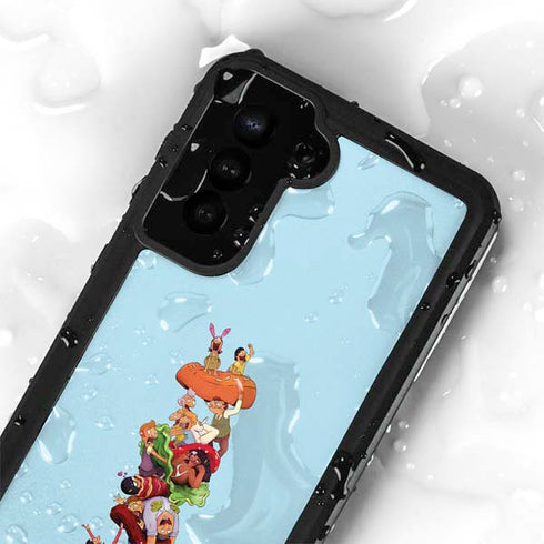 Bobs Burgers Stacked Galaxy S24 Plus Waterproof Case