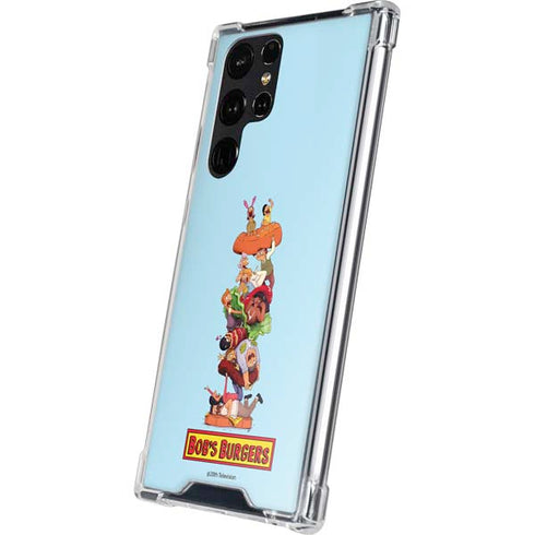 Bobs Burgers Stacked Galaxy S24 Ultra Clear Case