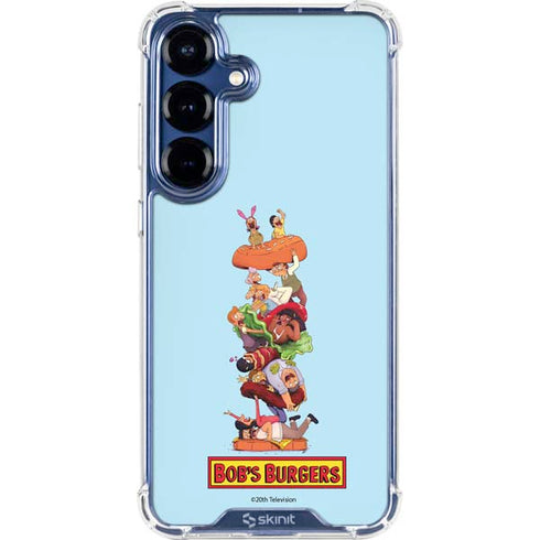 Bobs Burgers Stacked Galaxy S25 Plus Clear Case