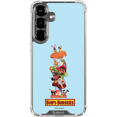 Bobs Burgers Stacked Galaxy S26 Clear Case