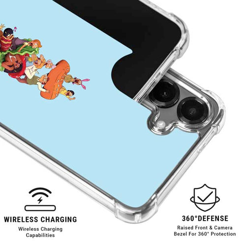 Bobs Burgers Stacked Galaxy S26 Clear Case