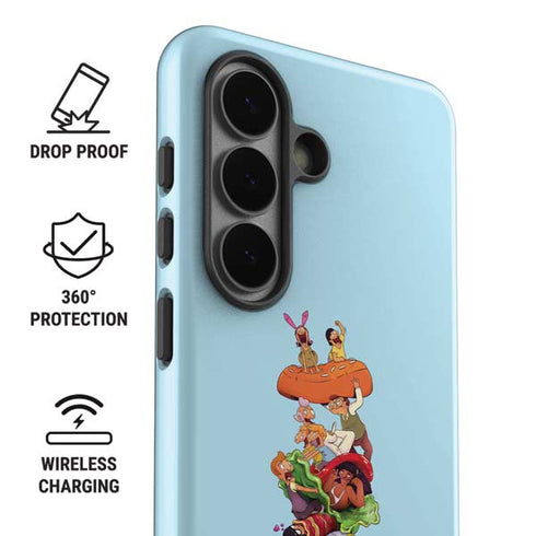 Bobs Burgers Stacked Galaxy S26 Impact Case