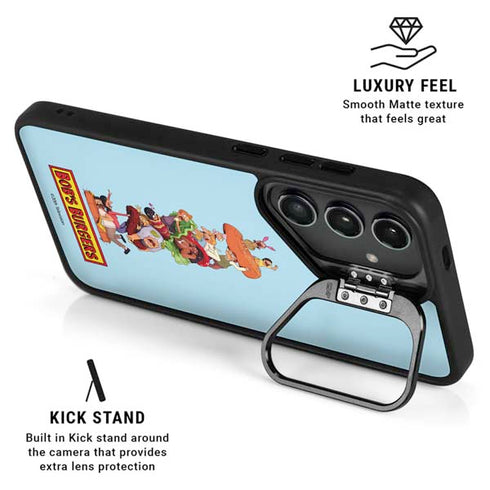 Bobs Burgers Stacked Galaxy S26 Plus Kickstand Case