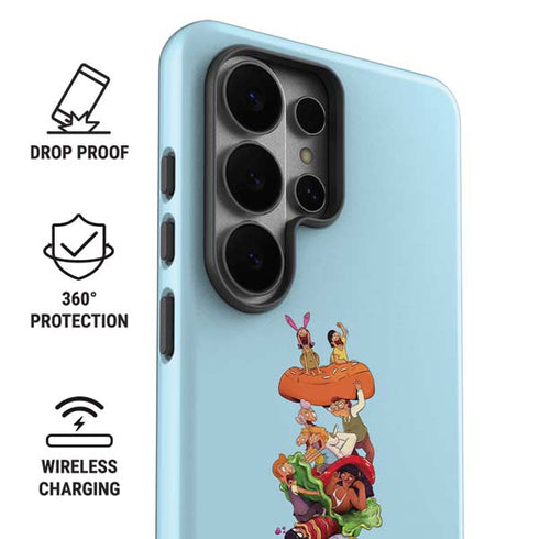 Bobs Burgers Stacked Galaxy S26 Ultra Impact Case