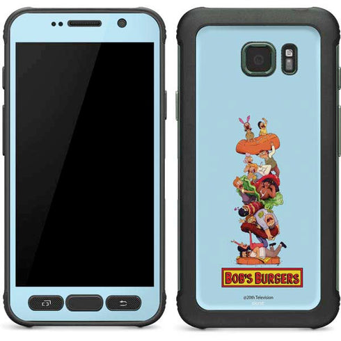 Bobs Burgers Stacked Galaxy S7 Active Skin
