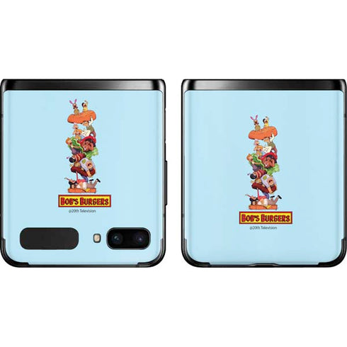 Bobs Burgers Stacked Galaxy Z Flip Skin
