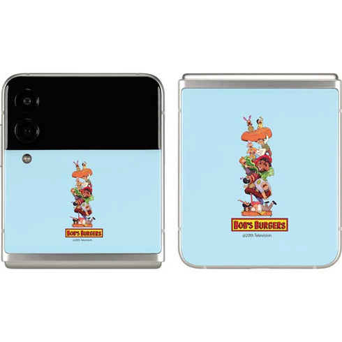 Bobs Burgers Stacked Galaxy Z Flip3 5G Skin