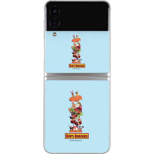 Bobs Burgers Stacked Galaxy Z Flip3 5G Skin
