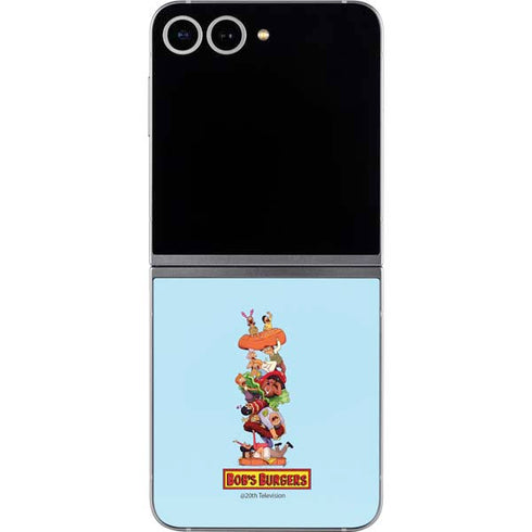 Bobs Burgers Stacked Galaxy Z Flip6 Skin