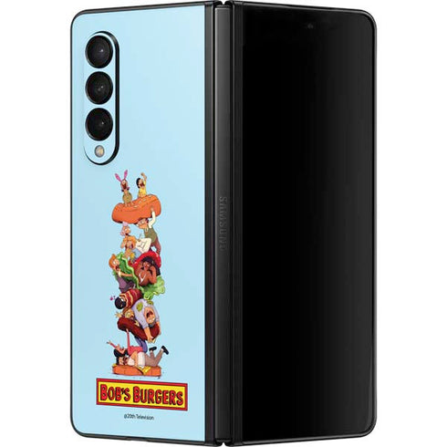 Bobs Burgers Stacked Galaxy Z Fold3 5G Skin